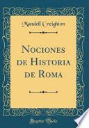 libro Nociones De Historia De Roma (classic Reprint)